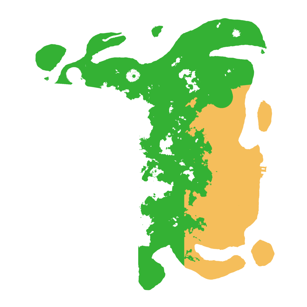 Biome Rust Map: Procedural Map, Size: 3600, Seed: 452244