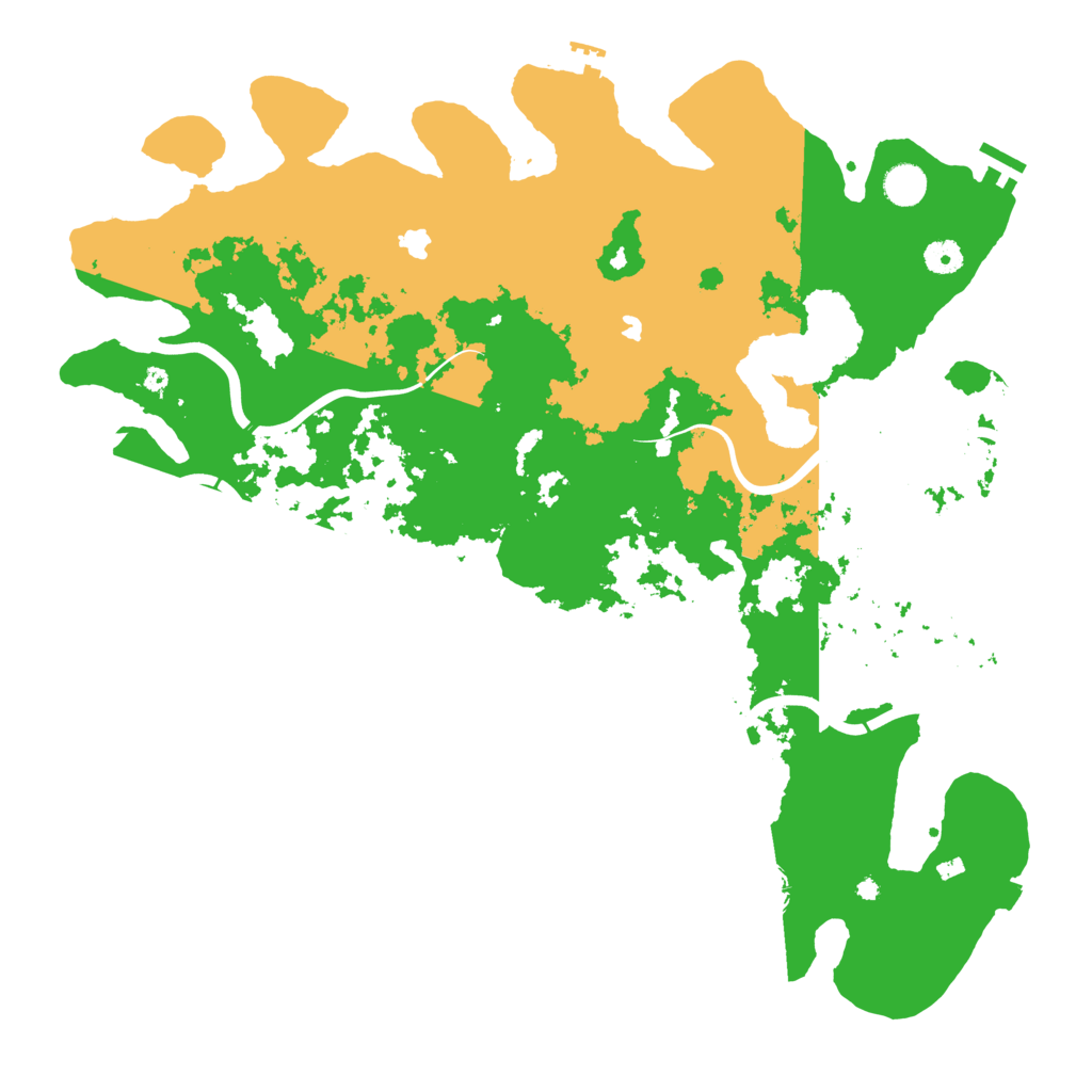 Biome Rust Map: Procedural Map, Size: 4500, Seed: 2846112