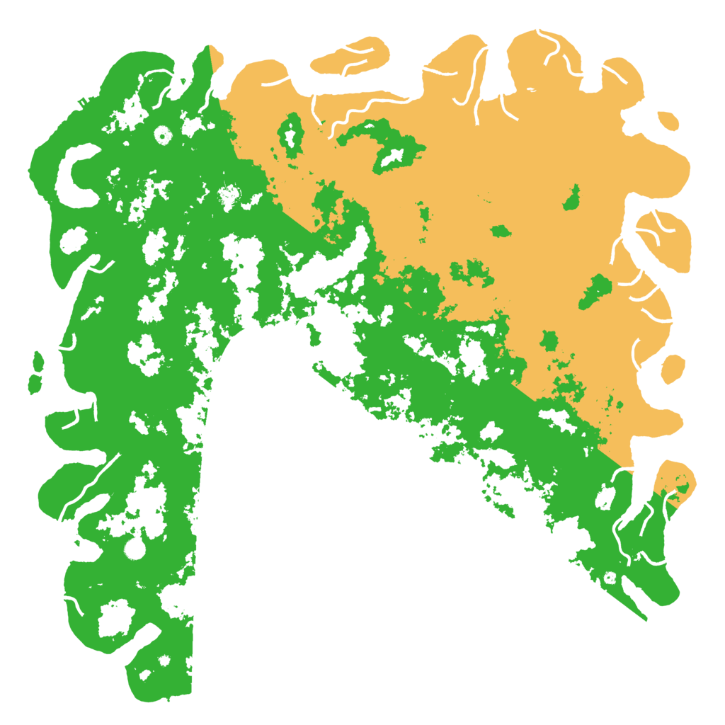 Biome Rust Map: Procedural Map, Size: 6000, Seed: 51959523