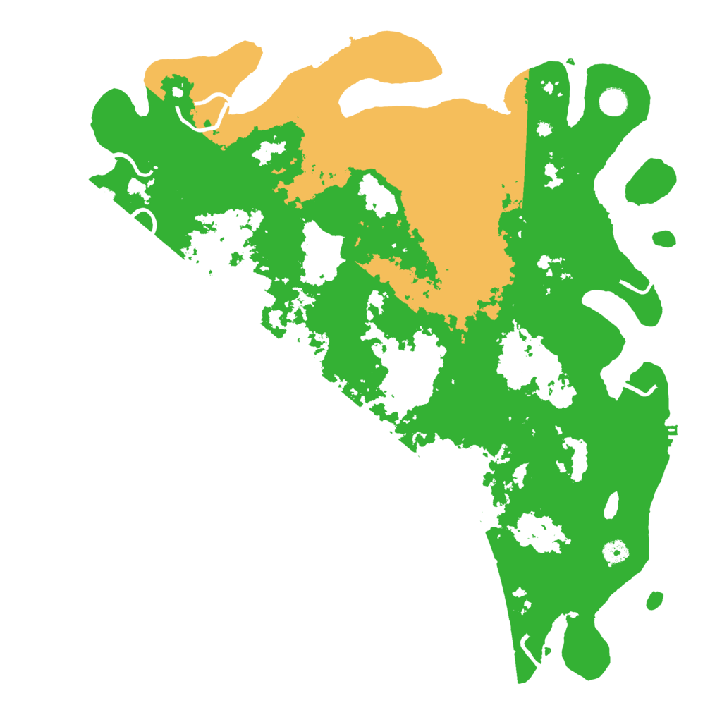 Biome Rust Map: Procedural Map, Size: 4500, Seed: 5765529