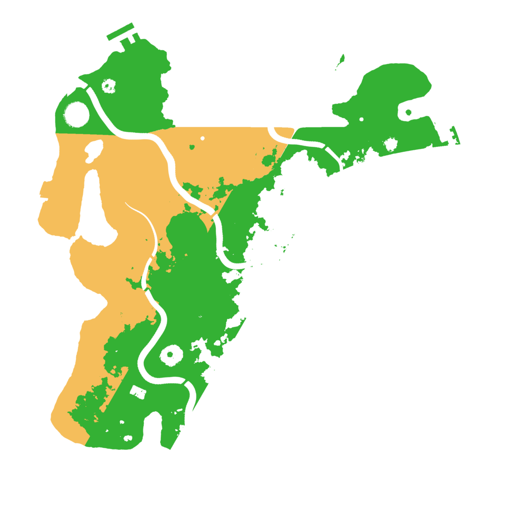 Biome Rust Map: Procedural Map, Size: 3550, Seed: 2020