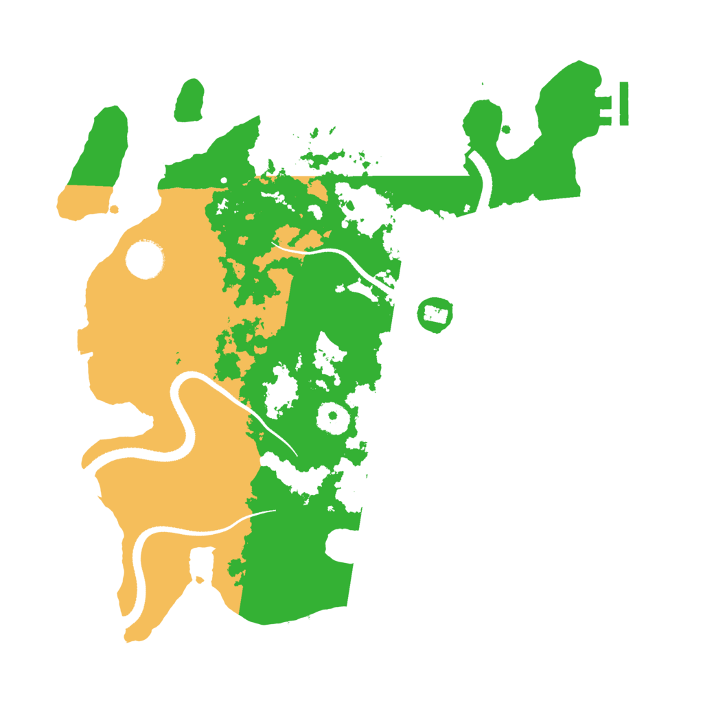 Biome Rust Map: Procedural Map, Size: 3250, Seed: 3428889