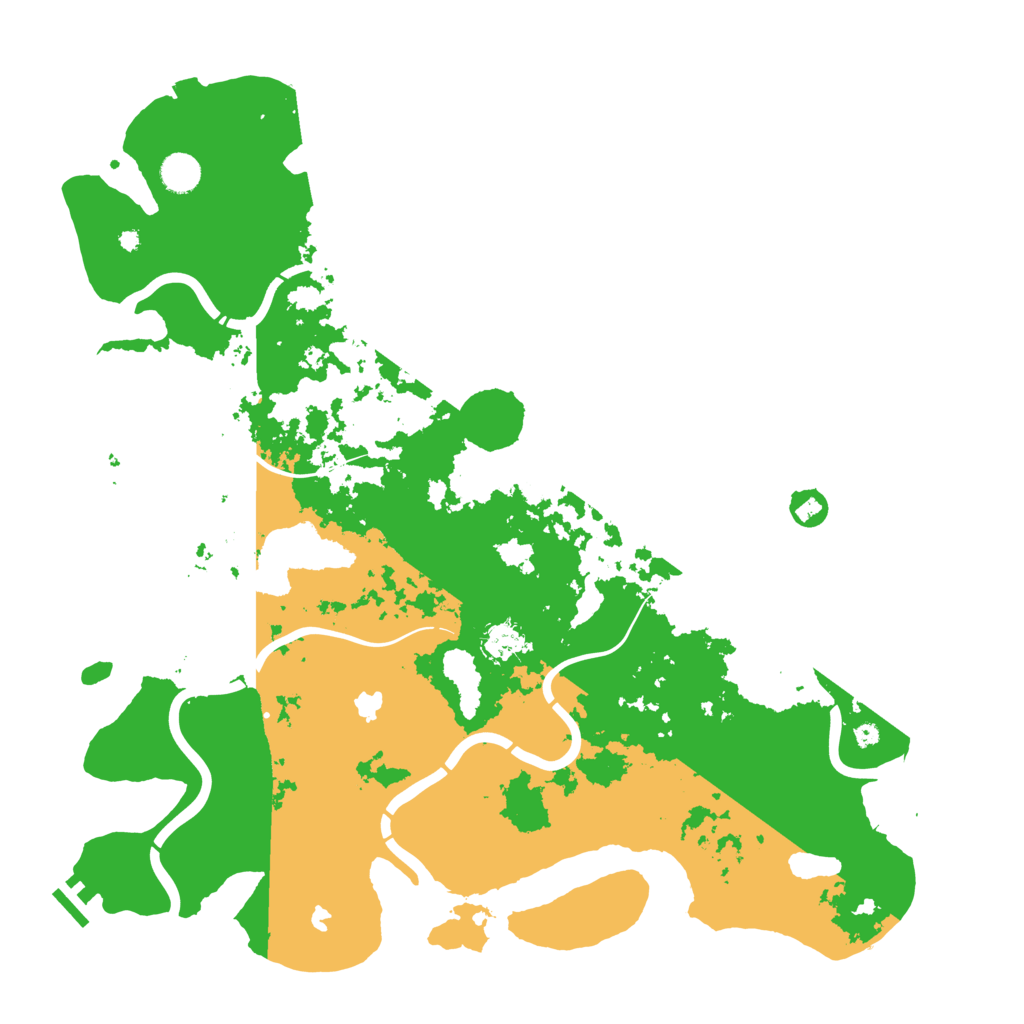 Biome Rust Map: Procedural Map, Size: 4500, Seed: 2507210