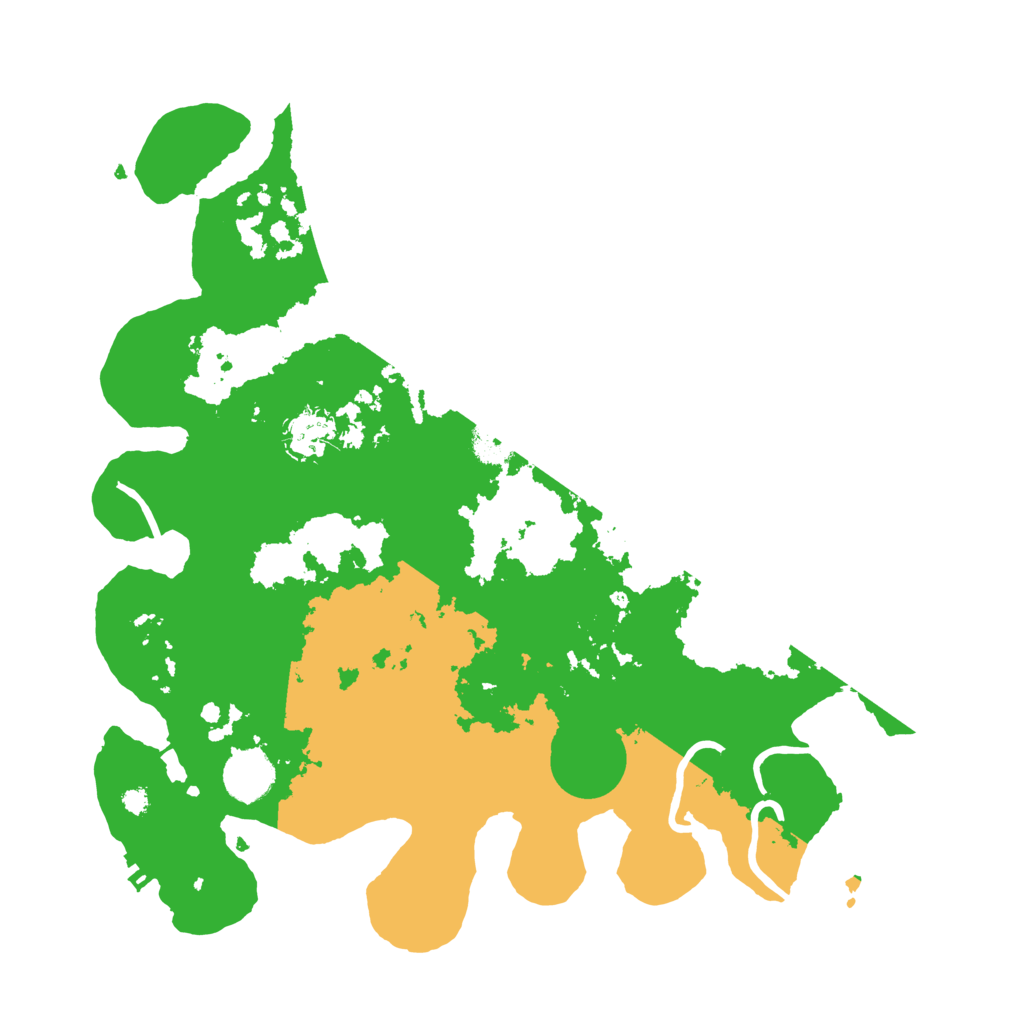 Biome Rust Map: Procedural Map, Size: 3600, Seed: 2513486