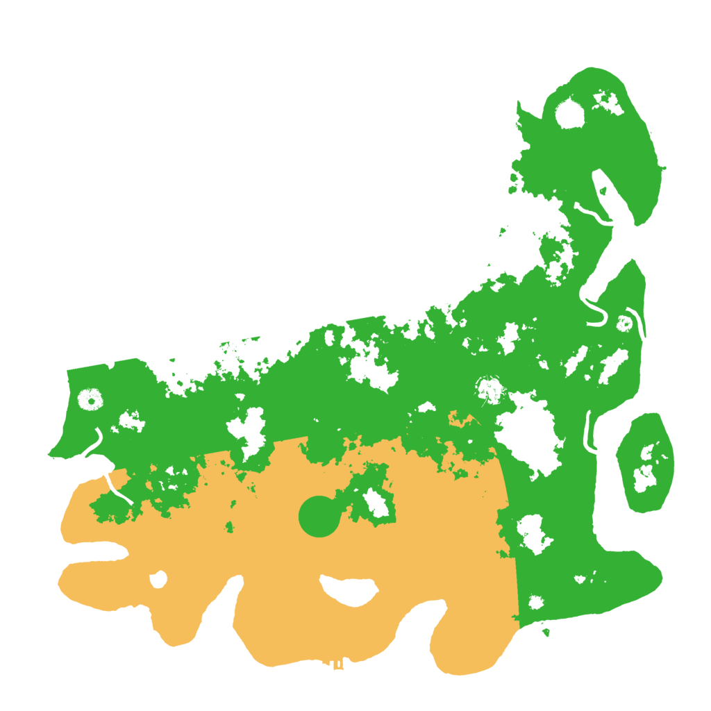 Biome Rust Map: Procedural Map, Size: 4500, Seed: 5267237