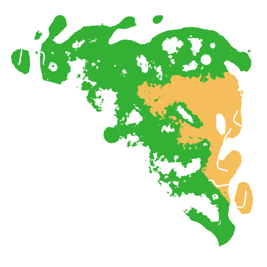 Biome Rust Map: Procedural Map, Size: 4500, Seed: 234572935