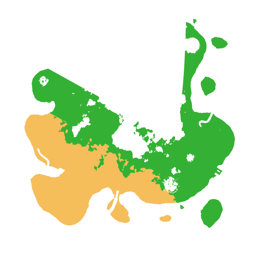 Biome Rust Map: Procedural Map, Size: 3000, Seed: 19373