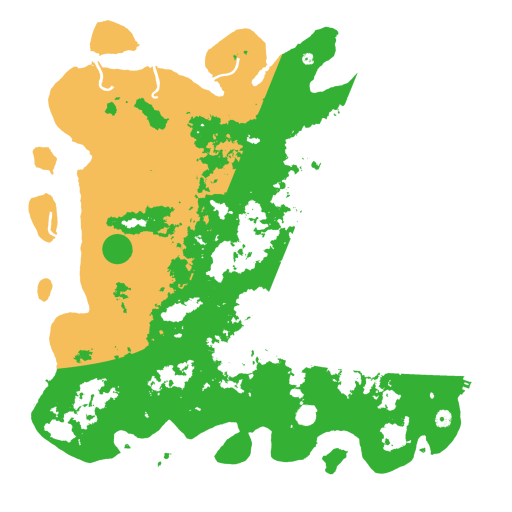 Biome Rust Map: Procedural Map, Size: 4500, Seed: 390014580