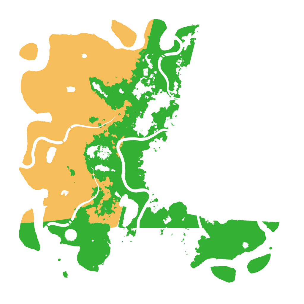 Biome Rust Map: Procedural Map, Size: 4500, Seed: 4708321