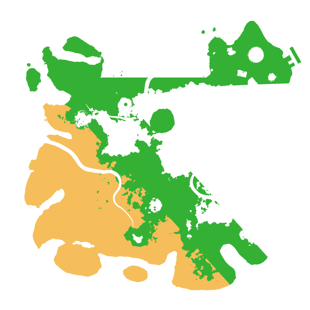 Biome Rust Map: Procedural Map, Size: 3500, Seed: 313