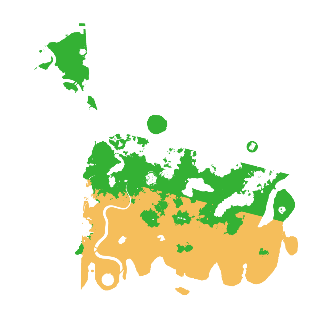 Biome Rust Map: Procedural Map, Size: 4500, Seed: 294741095