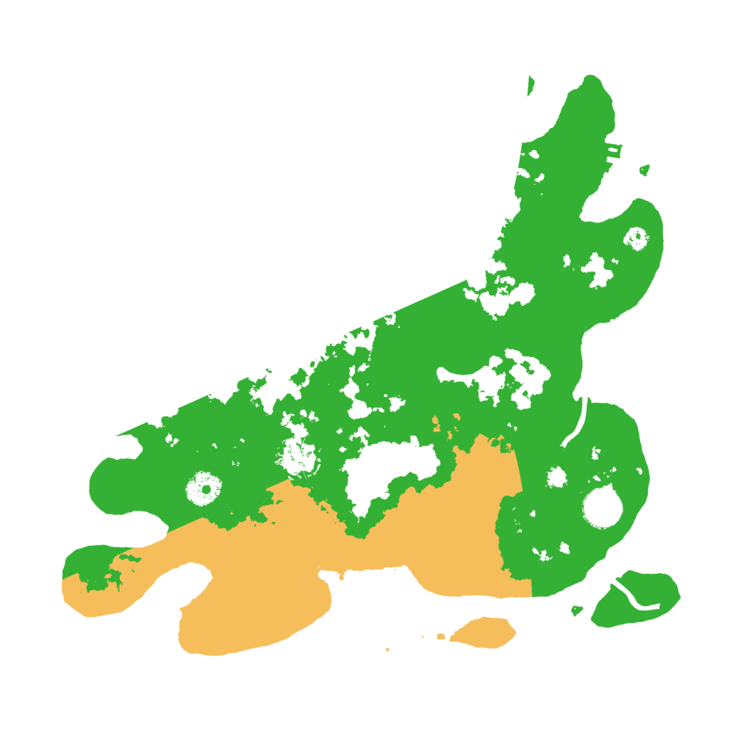 Biome Rust Map: Procedural Map, Size: 3250, Seed: 3829599