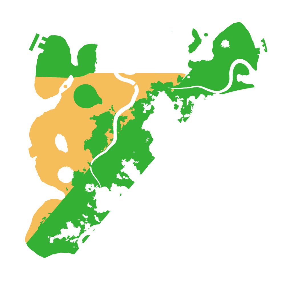 Biome Rust Map: Procedural Map, Size: 3250, Seed: 6240702