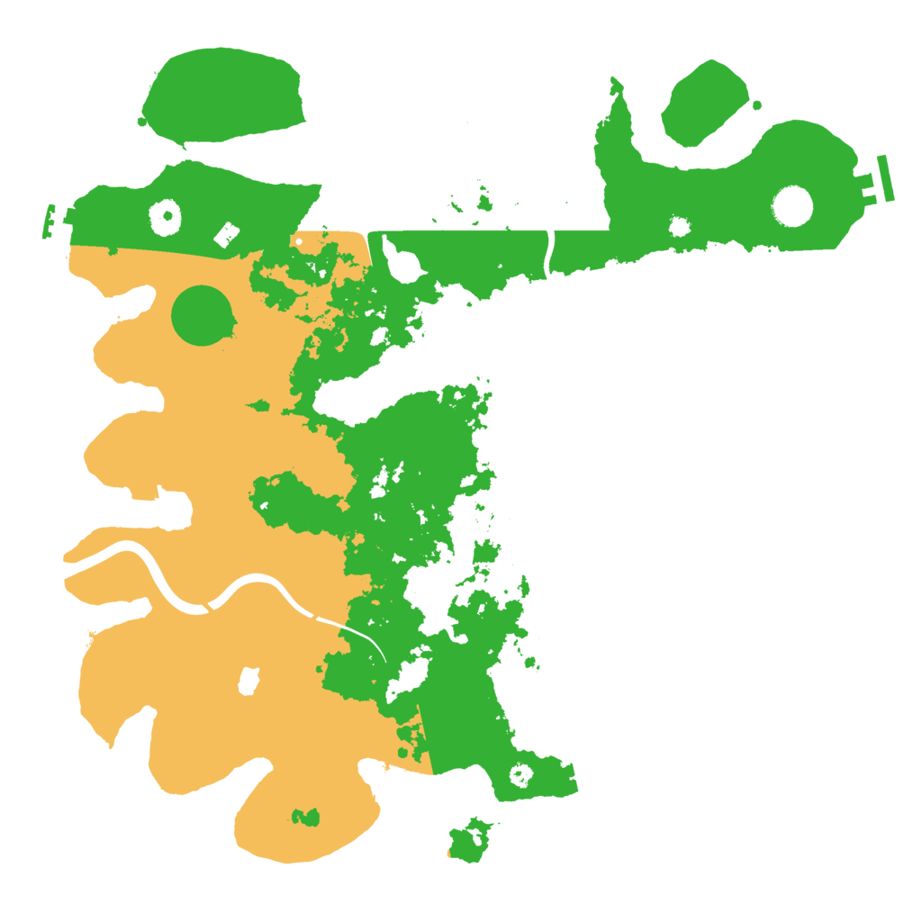 Biome Rust Map: Procedural Map, Size: 4000, Seed: 21164261