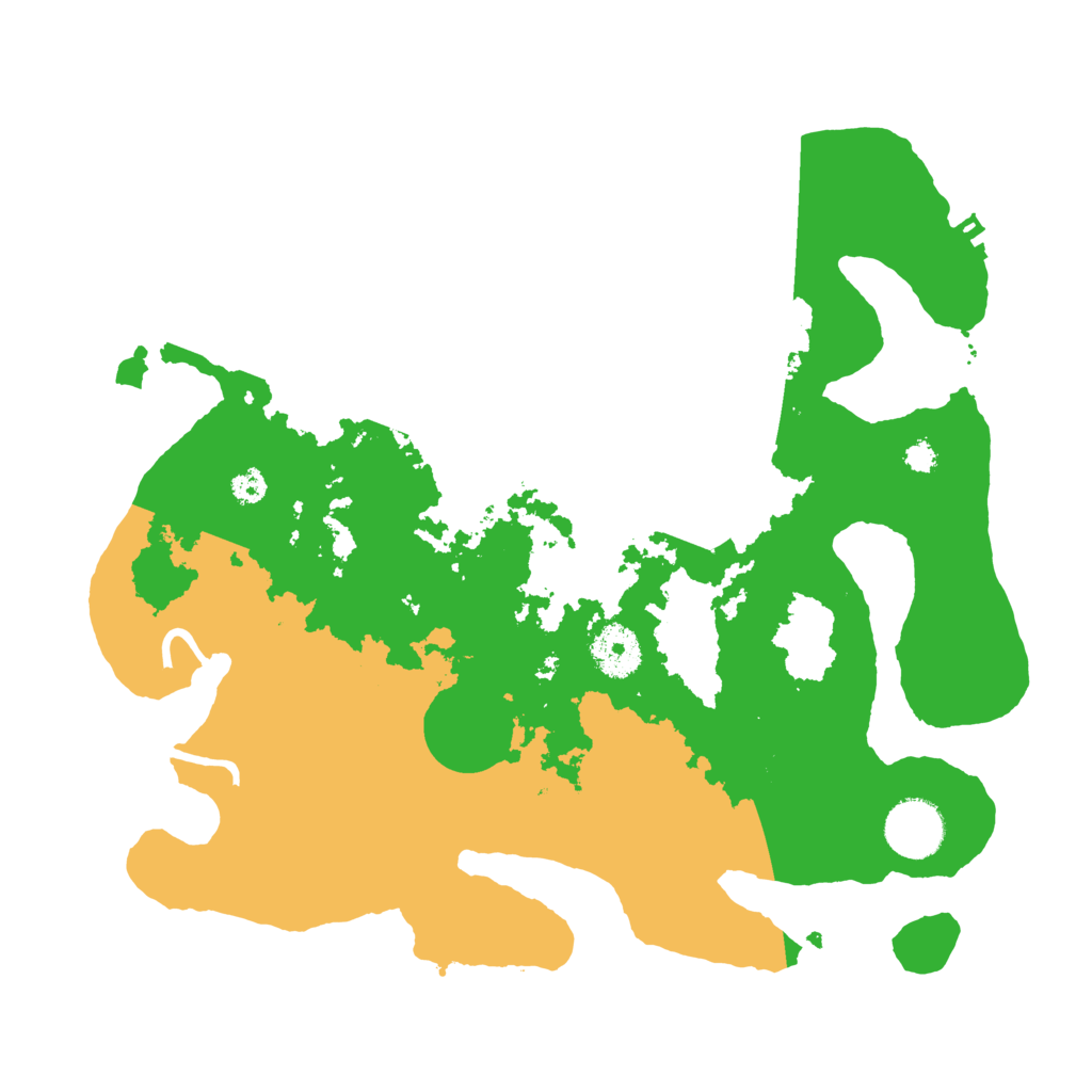 Biome Rust Map: Procedural Map, Size: 3250, Seed: 3718038