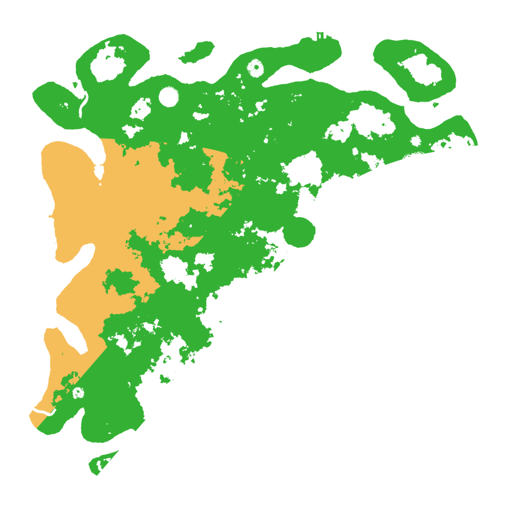 Biome Rust Map: Procedural Map, Size: 4500, Seed: 3287454