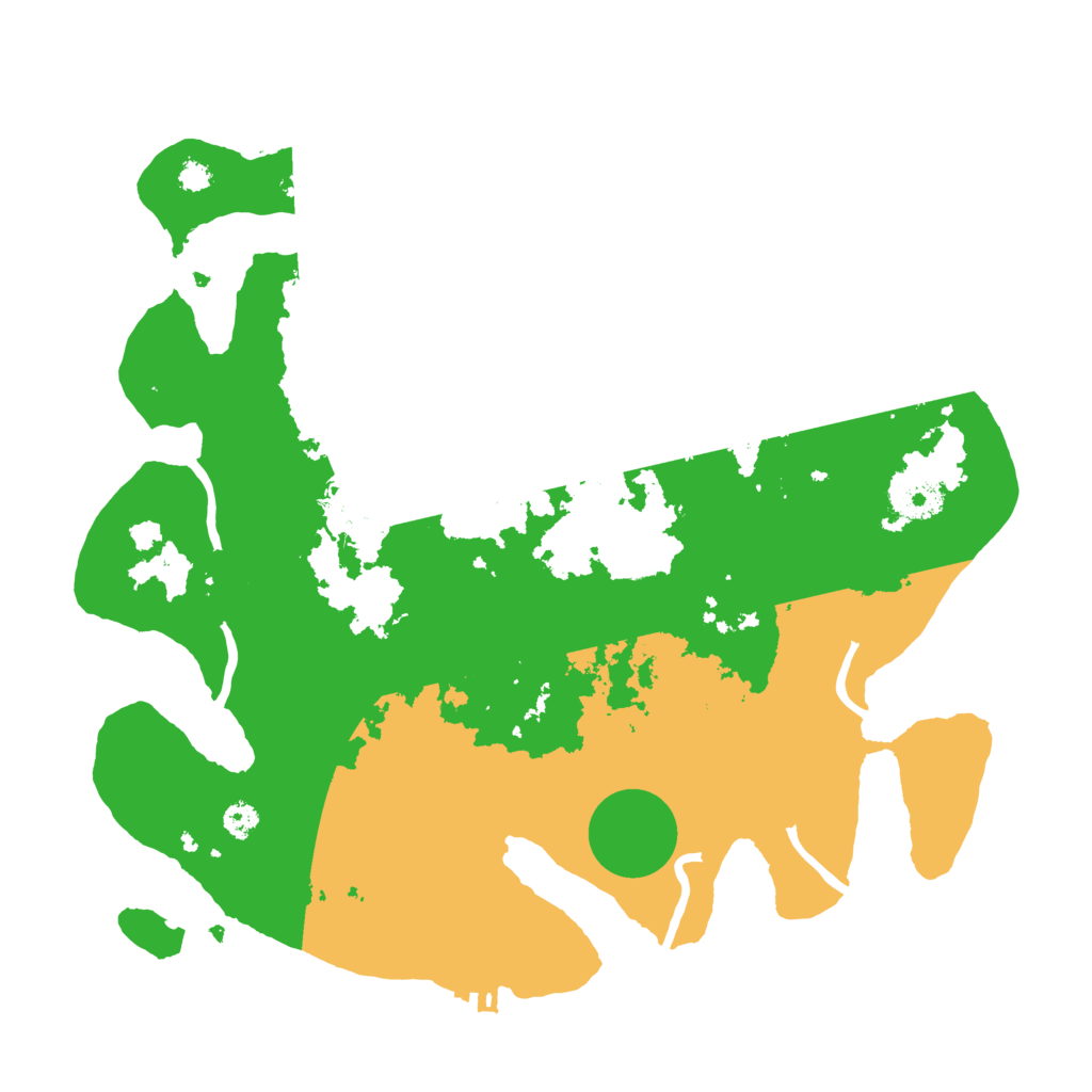 Biome Rust Map: Procedural Map, Size: 3250, Seed: 2440666