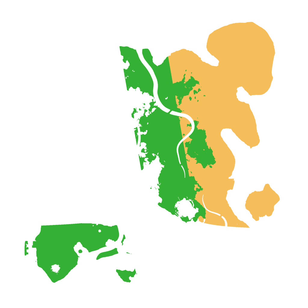 Biome Rust Map: Procedural Map, Size: 3250, Seed: 1965864