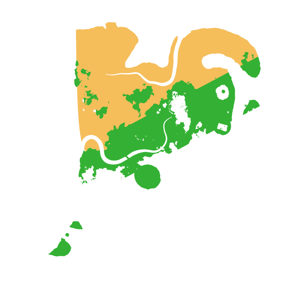 Biome Rust Map: Procedural Map, Size: 3250, Seed: 3122306