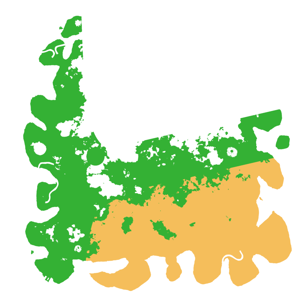 Biome Rust Map: Procedural Map, Size: 4500, Seed: 4638692