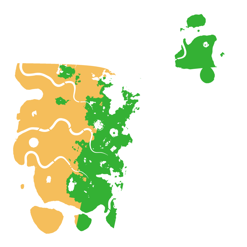Biome Rust Map: Procedural Map, Size: 4500, Seed: 1117749