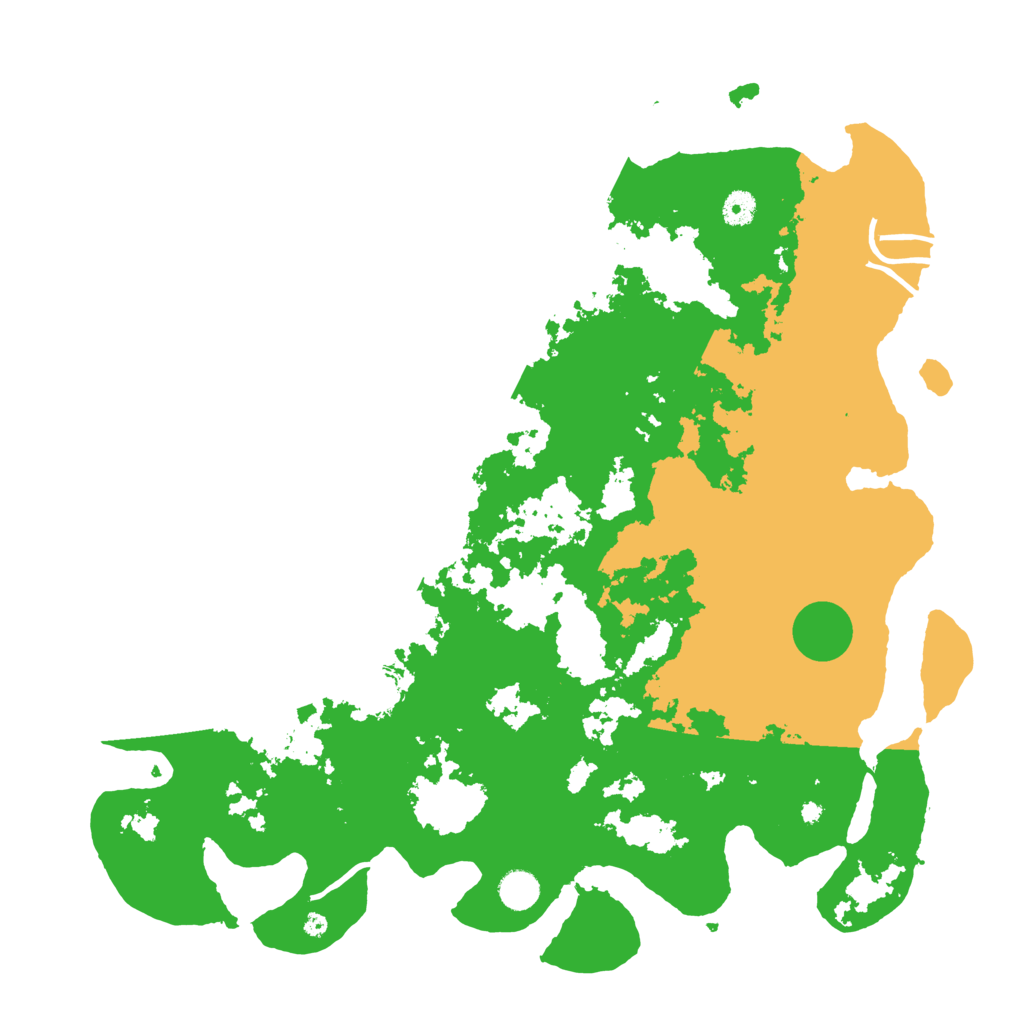 Biome Rust Map: Procedural Map, Size: 4500, Seed: 4562980