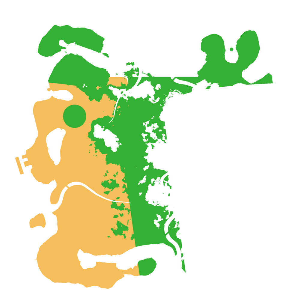 Biome Rust Map: Procedural Map, Size: 3500, Seed: 1642604793