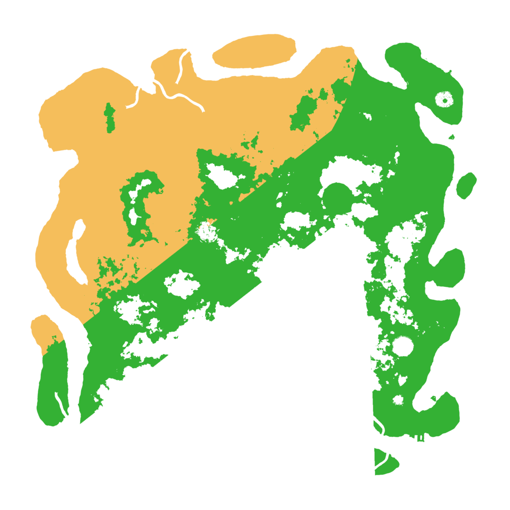 Biome Rust Map: Procedural Map, Size: 4500, Seed: 3219015