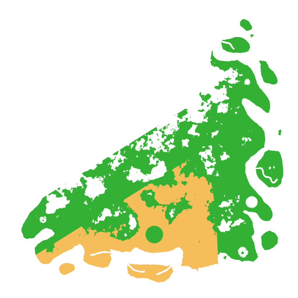 Biome Rust Map: Procedural Map, Size: 4500, Seed: 75587