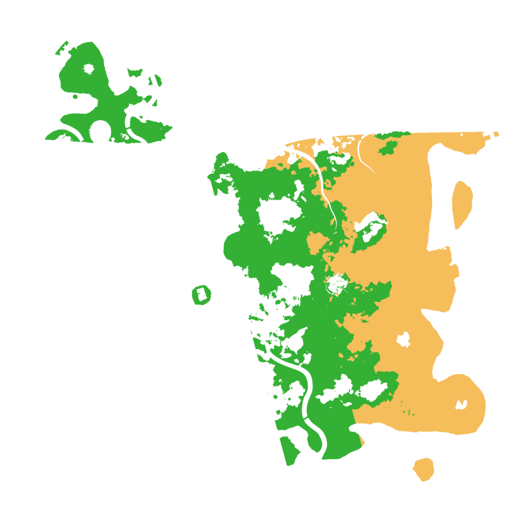 Biome Rust Map: Procedural Map, Size: 4500, Seed: 5647245