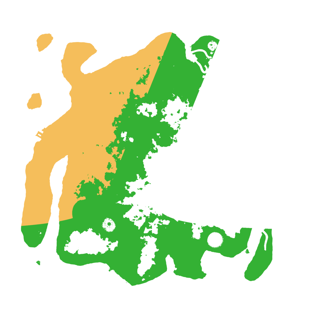 Biome Rust Map: Procedural Map, Size: 3600, Seed: 29342983