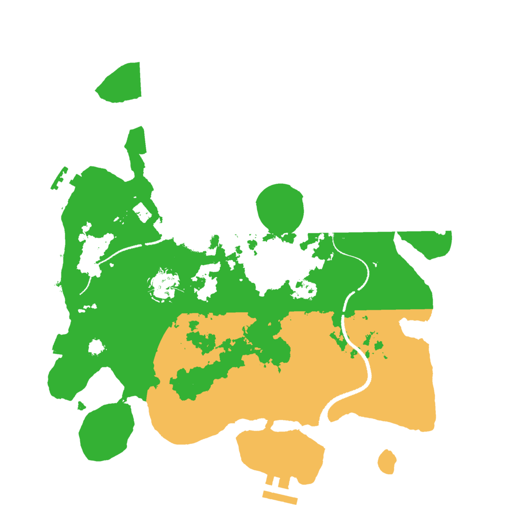 Biome Rust Map: Procedural Map, Size: 3000, Seed: 1458214246