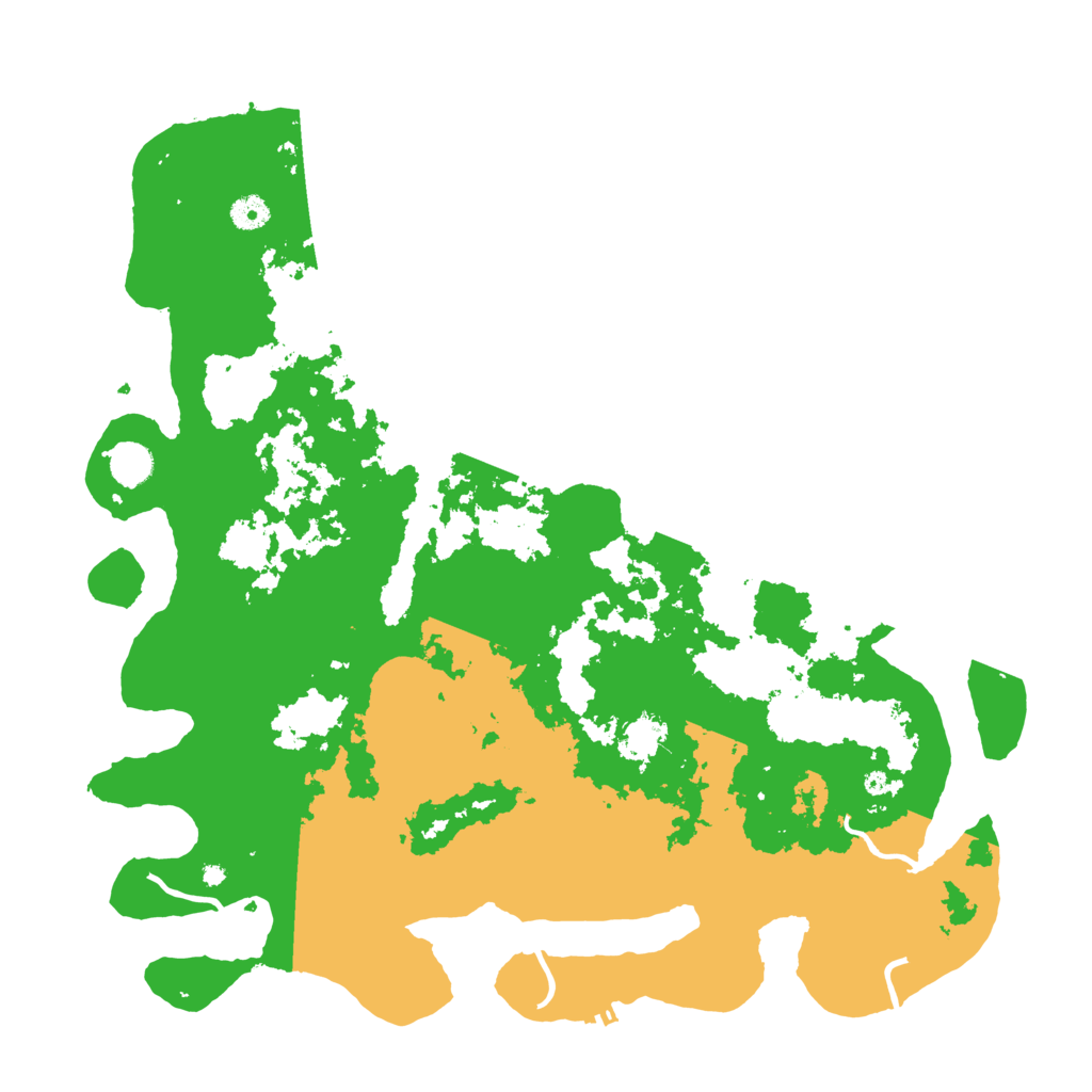 Biome Rust Map: Procedural Map, Size: 4500, Seed: 728063