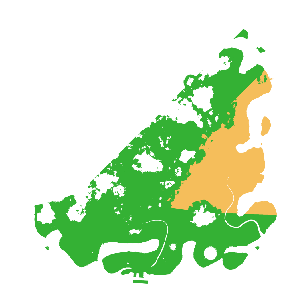 Biome Rust Map: Procedural Map, Size: 3950, Seed: 582823370
