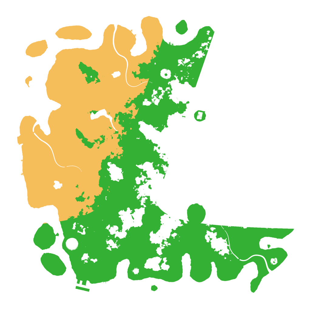 Biome Rust Map: Procedural Map, Size: 4500, Seed: 6268946