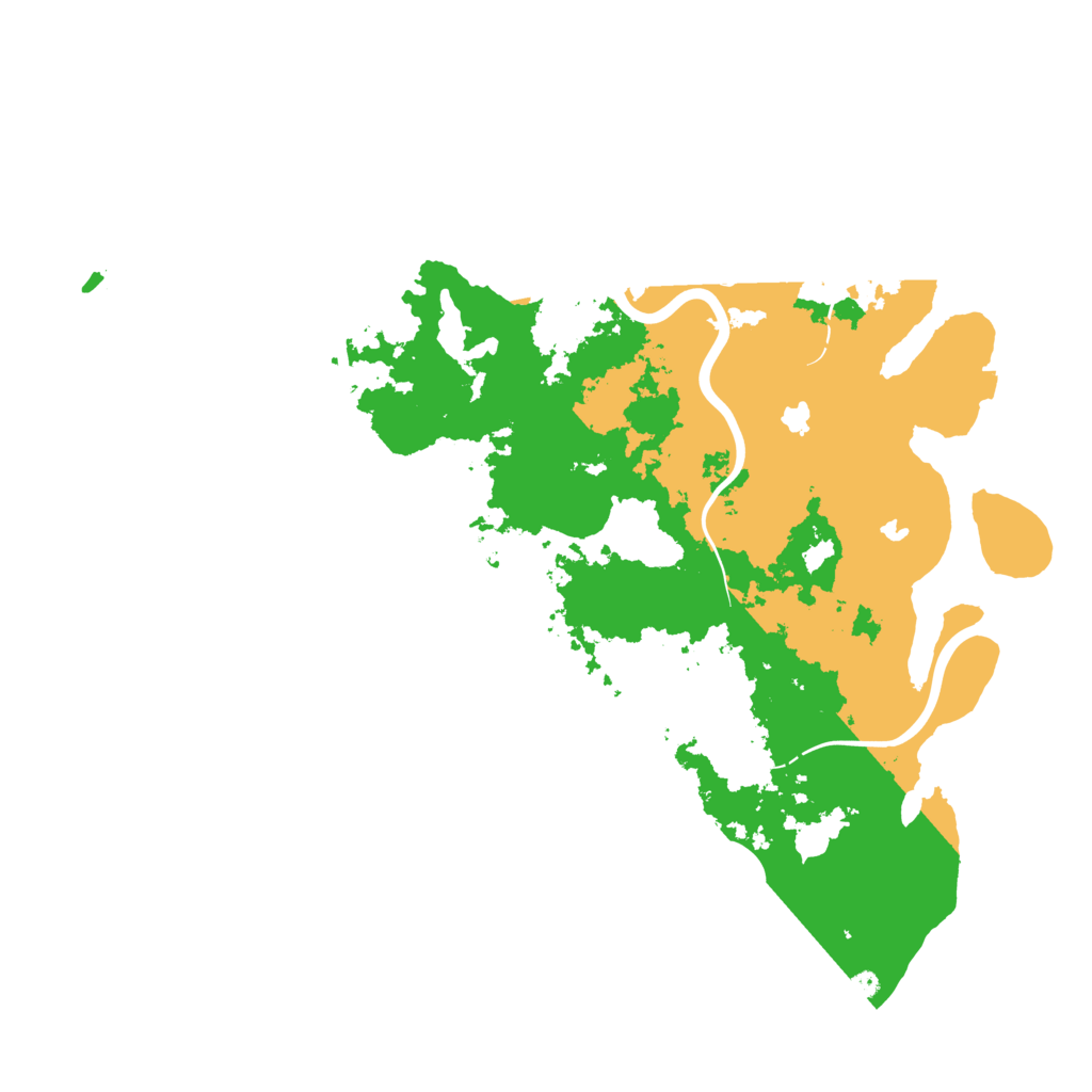 Biome Rust Map: Procedural Map, Size: 4500, Seed: 1152694630
