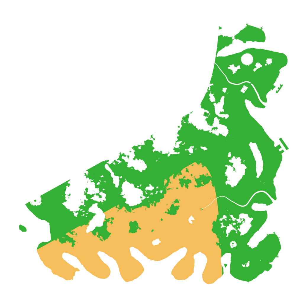 Biome Rust Map: Procedural Map, Size: 4500, Seed: 2168252