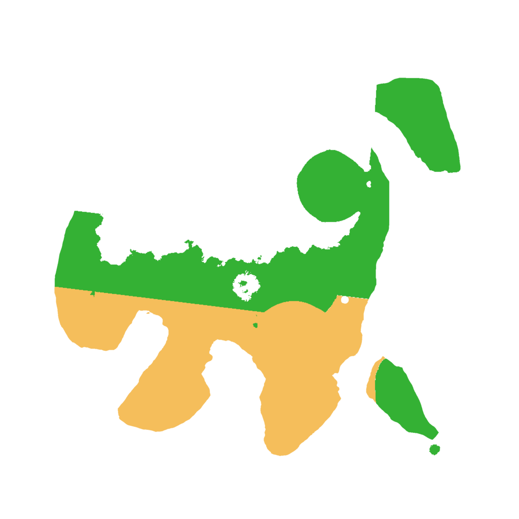 Biome Rust Map: Procedural Map, Size: 2000, Seed: 121212