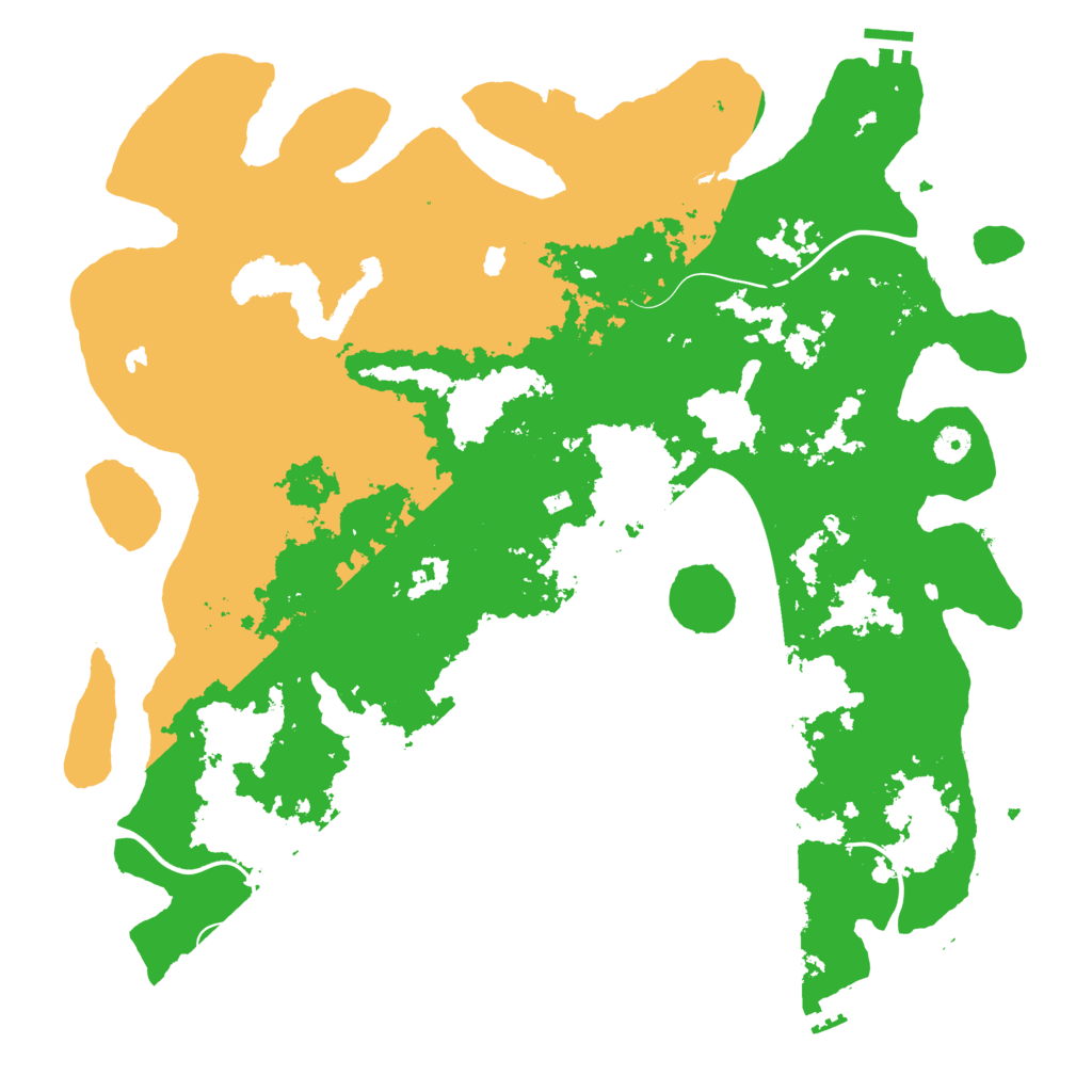 Biome Rust Map: Procedural Map, Size: 4500, Seed: 3916541
