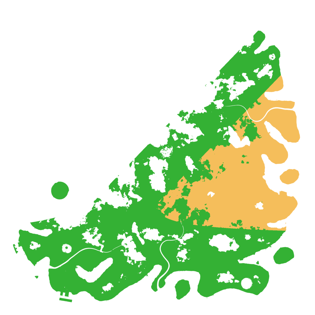 Biome Rust Map: Procedural Map, Size: 5000, Seed: 407712083