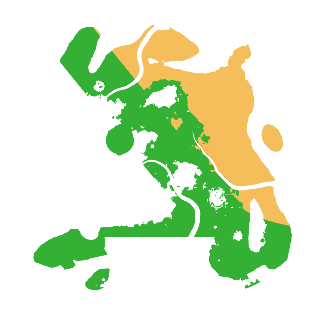 Biome Rust Map: Procedural Map, Size: 3000, Seed: 515604692
