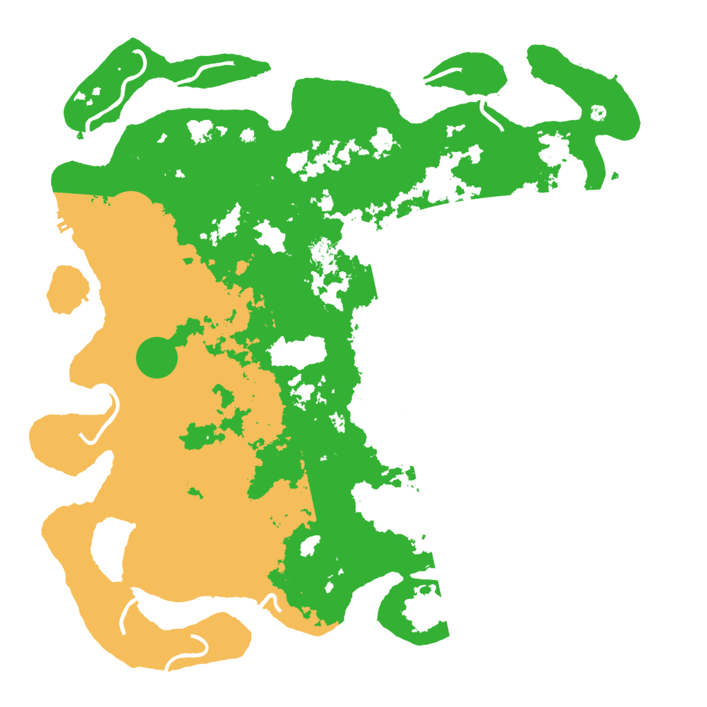 Biome Rust Map: Procedural Map, Size: 4500, Seed: 2187786