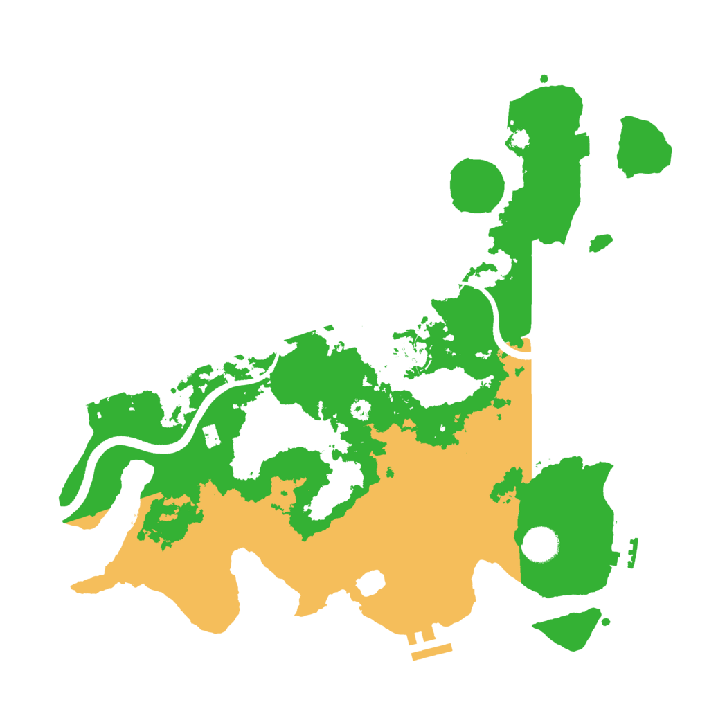 Biome Rust Map: Procedural Map, Size: 3500, Seed: 823304706