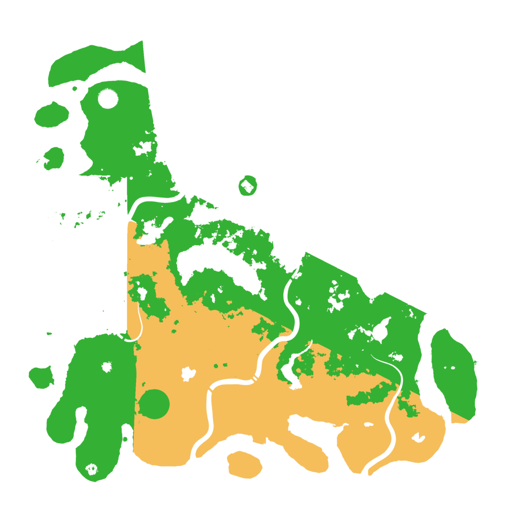 Biome Rust Map: Procedural Map, Size: 4500, Seed: 270038