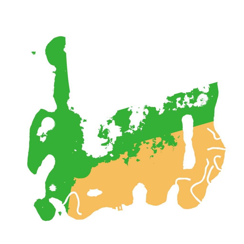 Biome Rust Map: Procedural Map, Size: 3250, Seed: 1173460