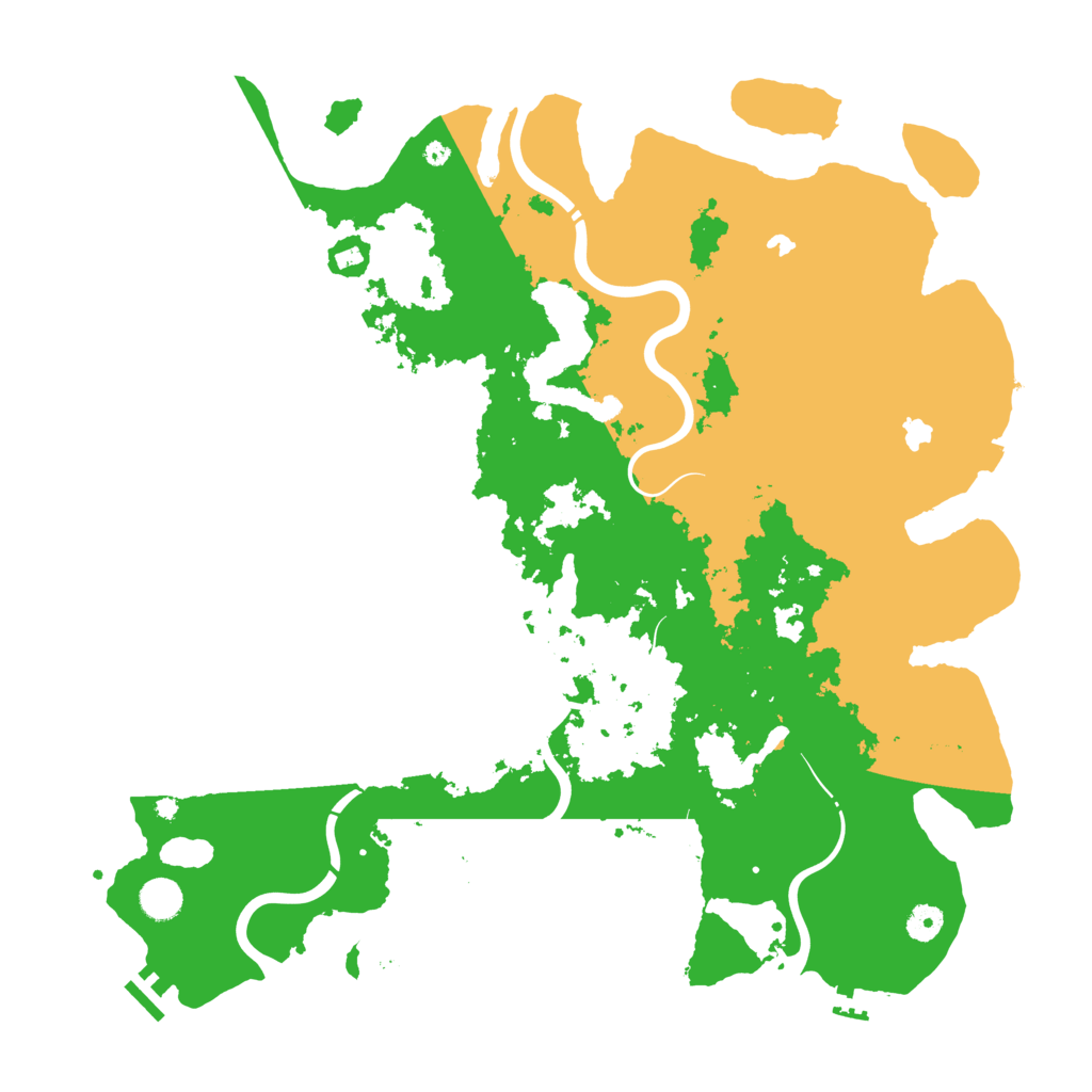 Biome Rust Map: Procedural Map, Size: 4500, Seed: 1639453