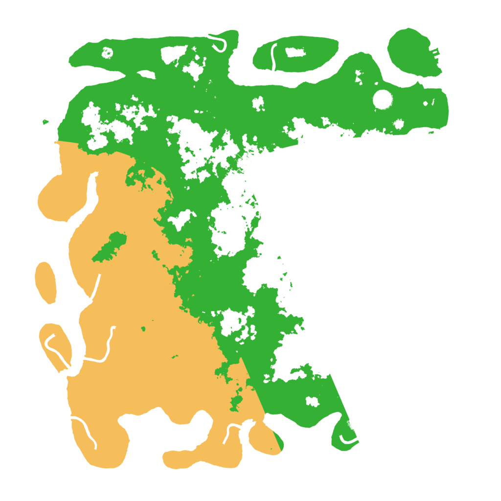 Biome Rust Map: Procedural Map, Size: 4500, Seed: 4372001