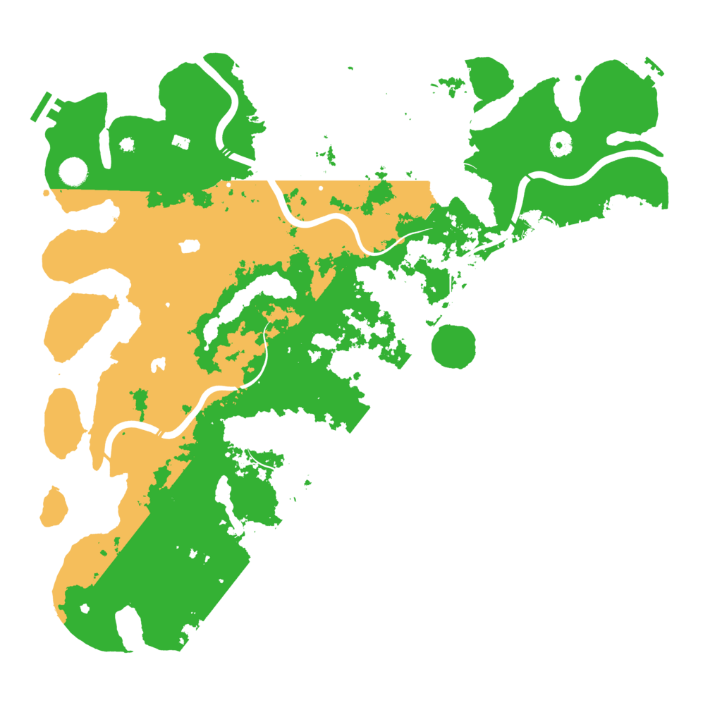 Biome Rust Map: Procedural Map, Size: 4500, Seed: 1431513
