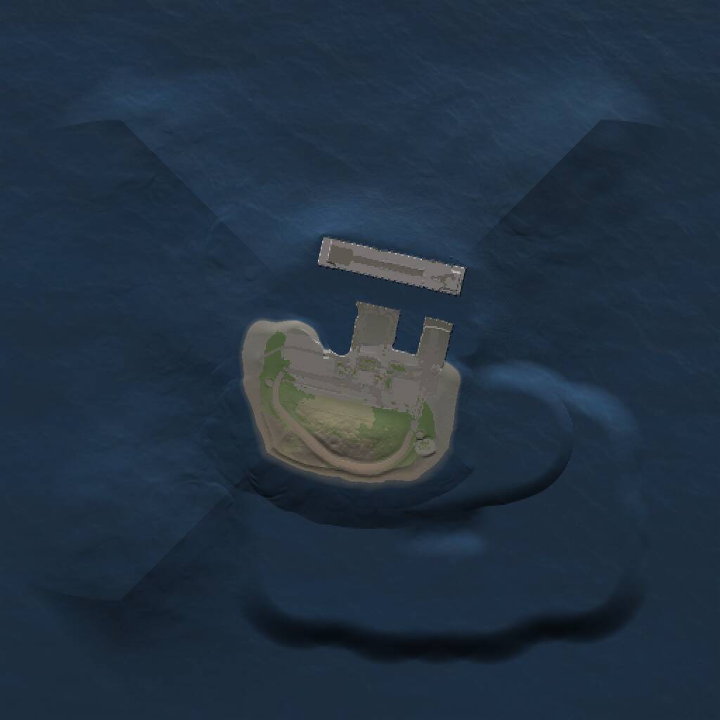 Rust Map: Procedural Map, Size: 1000, Seed: 1558705574, 2 Monuments