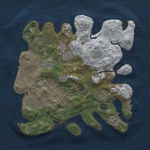 Thumbnail Rust Map: Procedural Map, Size: 3500, Seed: 5000, 18 Monuments